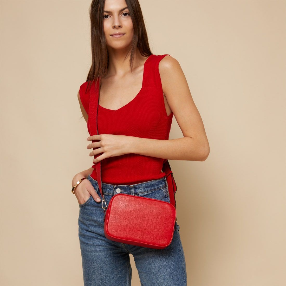 SIDDIVINAYAK CREATION Red Hand-held Bag Stylish PU-Leather Ladies purse/ Handbag, designer leadher Handel Red - Price in India | Flipkart.com